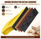 90pcs Premium Micro Detail Sander Kit  Updated 3-in-1 Mini Hand Sanding Block  6