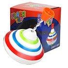 Classic Spinning Tops Toy Led Light Music Gyro Toy Hand Push Down Spinner Top