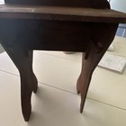Antique Country Solid Wood Bench Stool Brown Wood Effect 11 5x11 5x16 5
