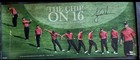 Tiger Woods Autographed   Framed 15    X 36    Print  the Chip On 16  Fanatics Uda