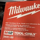 Milwaukee M12 10 Oz Caulk Gun Tool Only 2441-20