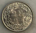 1973 Switzerland 2 Francs - Xf - Extremely Fine