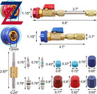 R134a Valve Core Quick Remover Installer Tool Kit High Low Pressure Car A c New