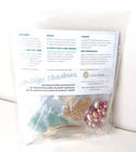 Nostalgic Christmas Tree Beaded Crystal Ornament Kit Makes 4 Bead Ornaments