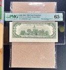 Fr  2171-l 1985  100 Frn San Francisco  misalignment Error  Pmg 65 Epq - Gem Unc