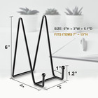 Plate Stands For Display  5 Pack 6 Inch Plate Holder Display Stands  Metal Frame