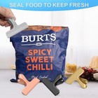 12 Pack Stainless Steel Bag Clips Heavy Duty For Food Storage Silver