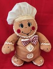 Dan Dee Plush 17    Soft Chubby Stuffed Gingerbread Chef Plush Christmas Decor