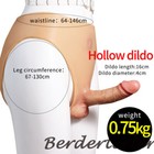 Silicone Realistic T-back Panties Insert Lesbian Cosplay Crossdress Underwear