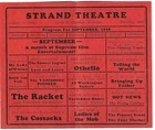1928 Strand Movie Theater Berkeley Ca Schedule Program Antique Silent Chaney