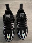 Authentic Men   s Moschino Iridescent Flames      Sneakers Size 42