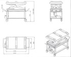 New Energy Vehicle Battery Lift 1 Ton Electric Lift Platform Battery Repair 220v