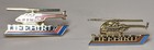 Lot Of 2 Lifebird Helicopter Deaconess Medical Transport Ctr Pins Red   Gold