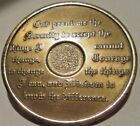 Alcoholics Anonymous Aa 8 Year Bronze Medallion Coin Chip Token Sobriety Sober
