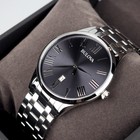 Bulova Classic 96b261 Gray Dial Silver-tone Stainless Steel Quartz Men s Watch