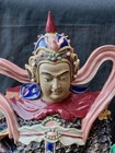 18   Old Song Dynasty Porcelain Erlang Shen  Statue Sculpture 
