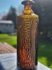 Near Attic Warner s Tippecanoe Figural Shaded Golden Amber Medicine Bottle Crude