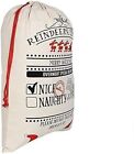 New Big Canvas Santa Gift Sack Christmas Canvas Santa Gift Bag Personalize 19x27