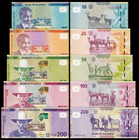Set 5 Pcs Namibia 10 20 50 100 200 Dollars P 13 17 16 14 15 Unc New Banknote