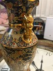 17    Japanese Royal Satsuma Vase  Gold Gilt Hand Painted