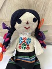 Mexican Folk Art Maria Rag Doll Vintage Handmade 12  Arms Legs Poseable