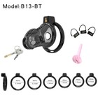 2025 New Male Chastity Cage Embedded Small Lock With Soft Silicone Tube