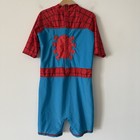 Disney Store Spider-man Adaptive Swimsuit Rashguard Sz Large  upf 50   Marvel