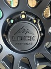  4  20x10 Lock Off-road Lunatic Matte Black  W black Ring  8x170 super Duty F250