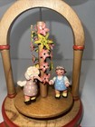 Vintage Erzgebirge German Christmas Pyramid Candle Carousel Windmill Natively 