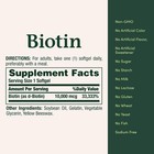 Nature s Bounty Biotin Rapid Release Softgels  120 Ct 12 2027 Sealed