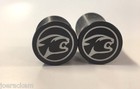 New Predator Logo Radial Joint Protectors - Black   Silver - 2 Piece Set