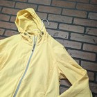 Eddie Bauer Eb Sport Yellow Packable Lightweight Rain Jacket Hooded Womens M