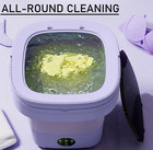 Portable Washing Machine Mini Washer 11l Upgraded Large Capacity Foldable Washer