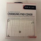 Bebe Au Lait Changing Pad Cover Cotton Muslin Luna Stars Moons New In Box
