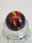 Beautiful Art Glass Marble   Signed  J P  1996   Mint   15 16 