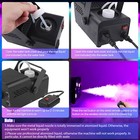500w 5led Smoke Fog Machine Stage Fogger Effect Equipment Disco Party Dj Remote
