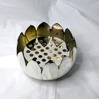 Vintage Reed And Barton 2 Piece Silverplate Lotus Flower Oasis