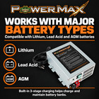 Powermax Pm3-40-24lkui 40amp 24v Converter Charger 110v 220v Input 26-33v