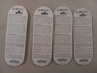 4 Fisher Space Pen Refill Spr4f Pressurized Cartridge Black Ink    7 20 Date
