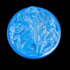 Art Deco Style Embossed Nude Weils Import Made To Look Like Ingrid Blue Vtg 1979
