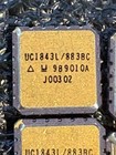 Lot Of 9 Vintage Military Mil Spec Gold Ceramic Unitrode Switching Controller