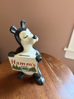 1950 s Hamm s Beer Vintage Rare  Red Wing Pottery Bear Bank 12  Tall Coin Bank