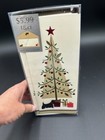 Scottish Terrier Scottie Dog Christmas Cards Box 18 Tall Gold Tree