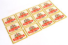 1965 Old German Beer Bottle Labels Lot 12 Unused Old German Lager Beer Labels
