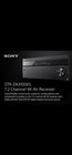 Sony Str-za3100 7 2ch 4k A v Receiver Dolby Atmos Dts x Black
