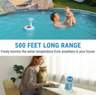 Thermopro Digital Pool Thermometer  Floating Water Thermometer For Hot Tubs Bath