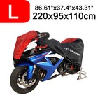 L Waterproof Motorcycle Cover Uv For Kawasaki Ninja 250 R 300 500 650 650r 1000