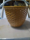 Vintage Haeger Pottery Ceramic Art Planter Pot Weave Woven Pattern 5601 Basket
