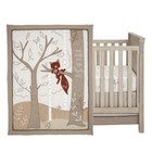Lambs   Ivy Treetop Fox Woodland Tree Nursery 3-piece Baby Crib Bedding Set