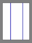 100 Sheets 8 5x11 Blue Line Dark Iron On Heat Transfer Paper For Inkjet